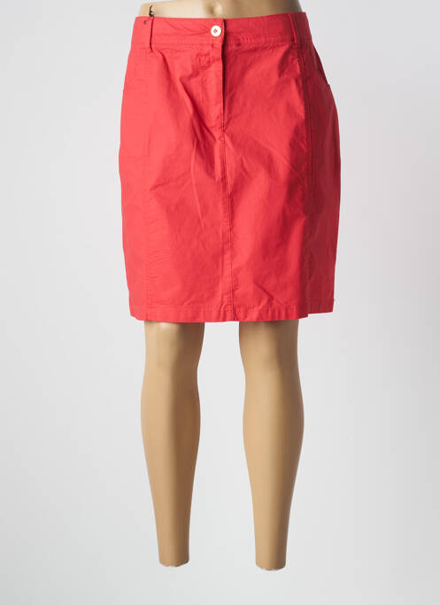 Fustă midi roșu ÉTYMOLOGIE femeie