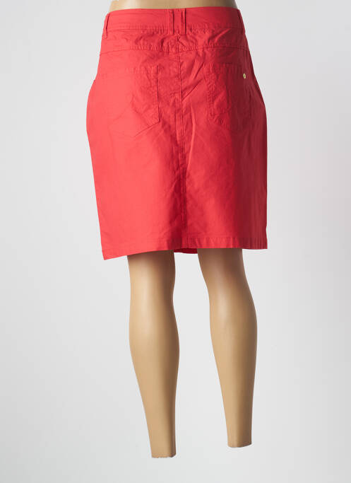 Fustă midi roșu ÉTYMOLOGIE femeie