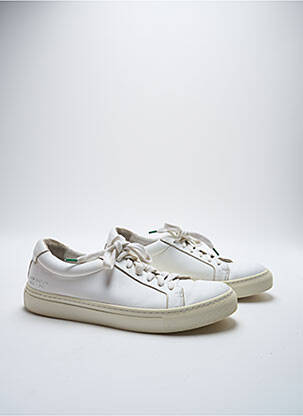 Adidași material neted vârf rotund alb NATIONAL STANDARD unisex