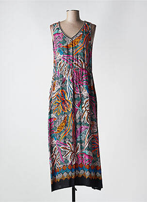 Rochie lungă negru MASSANA femeie