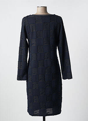 Rochie midi mâneci lungi mâneci lungi albastru MERI & ESCA femeie