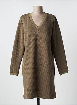 Rochie midi mâneci lungi mâneci lungi verde ÉTYMOLOGIE femeie