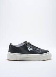 Adidași material neted toc plat până la 3 cm negru REGARD femme