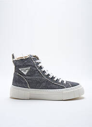 Adidași platformă toc plat până la 3 cm gri REGARD femme