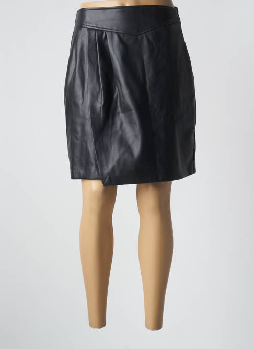 Fustă scurtă negru SUNCOO femeie