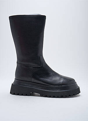 Cizme material neted toc de 4 la 6 cm negru ALIAS MAE femeie