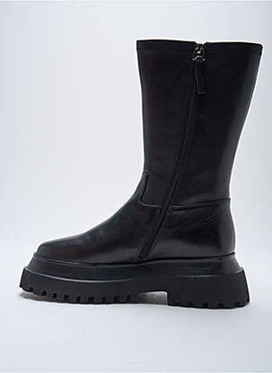 Cizme material neted toc de 4 la 6 cm negru ALIAS MAE femeie
