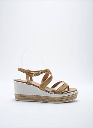 Sandale/Pantofi decupați bej NERO GIARDINI femeie