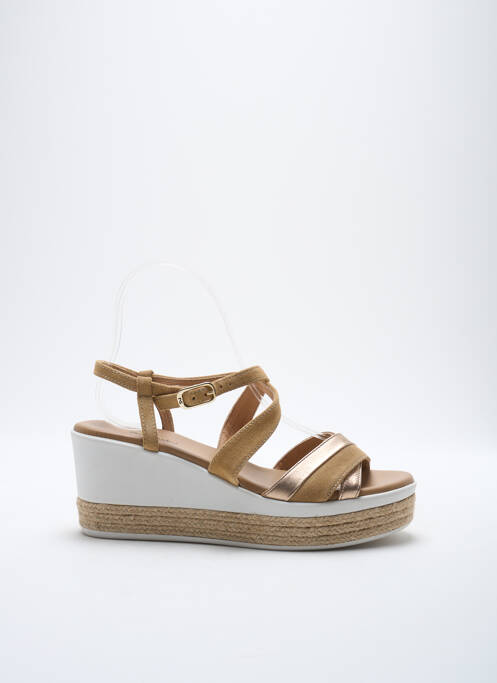 Sandale/Pantofi decupați bej NERO GIARDINI femeie