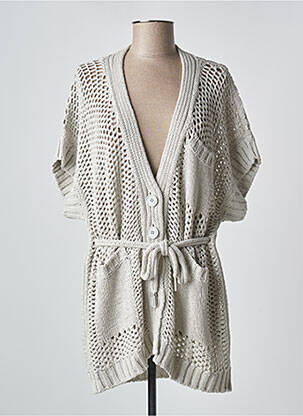 Vestă cu mâneci scurte gri LORENA ANTONIAZZI femeie