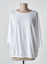 Top alb PUROTATTO femme