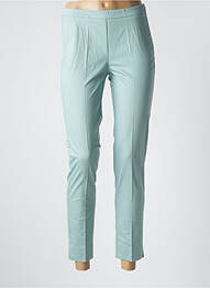 Pantalon 7/8 talie cu cleme mărime normală albastru ROSSO 35 femeie