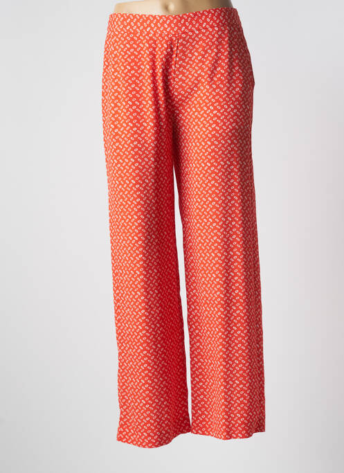 Pantalon larg roșu PIAZZA SEMPIONE femeie