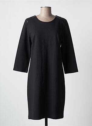 Rochie midi mâneci 3/4 mâneci 3/4 negru C'EST BEAU LA VIE femeie