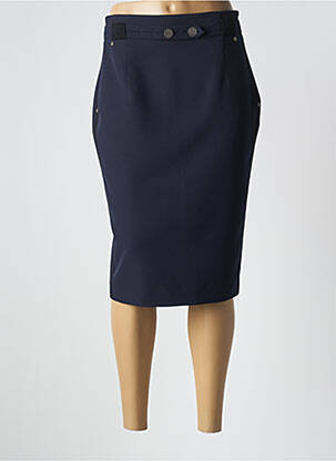 Fustă midi albastru EVA KAYAN femeie