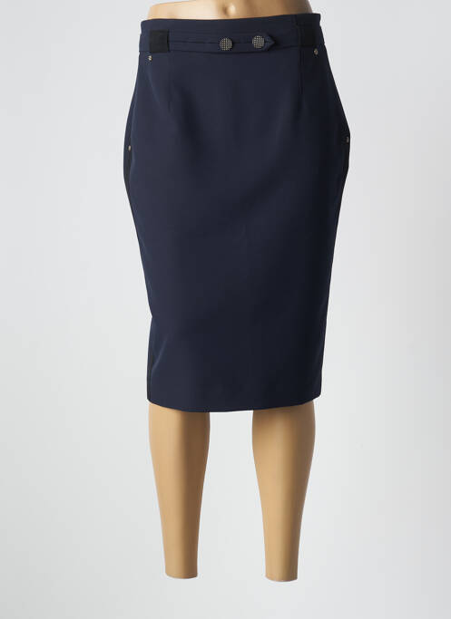 Fustă midi albastru EVA KAYAN femeie