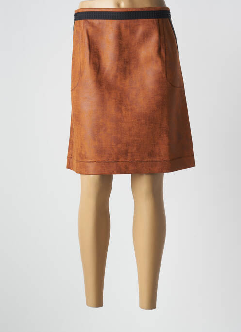 Fustă scurtă maro LO! LES FILLES femeie