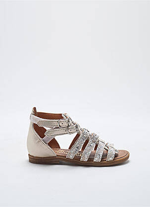 Sandale/Pantofi decupați bej BELLAMY fată