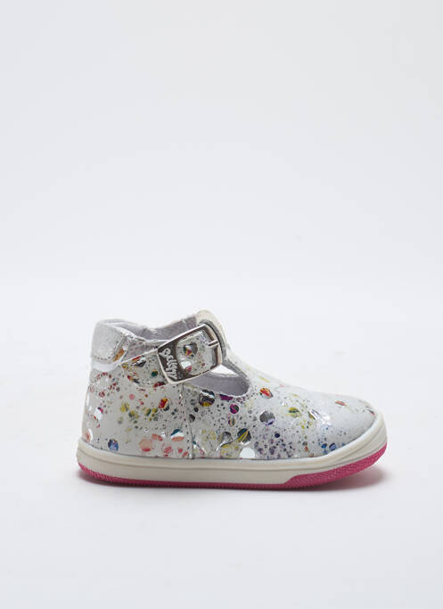 Sandale/Pantofi decupați argintiu BELLAMY fată