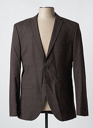 Sacou buzunare maro JACK & JONES bărbat