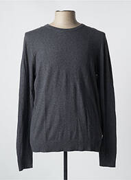Pulover guler rotund mâneci lungi gri JACK & JONES bărbat