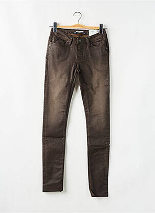 Blugi cu croială slim maro GARCIA femeie