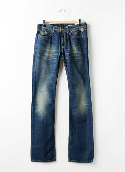 Blugi cu croială slim albastru REPLAY femeie