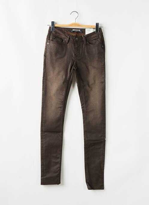 Blugi cu croială slim maro GARCIA femeie