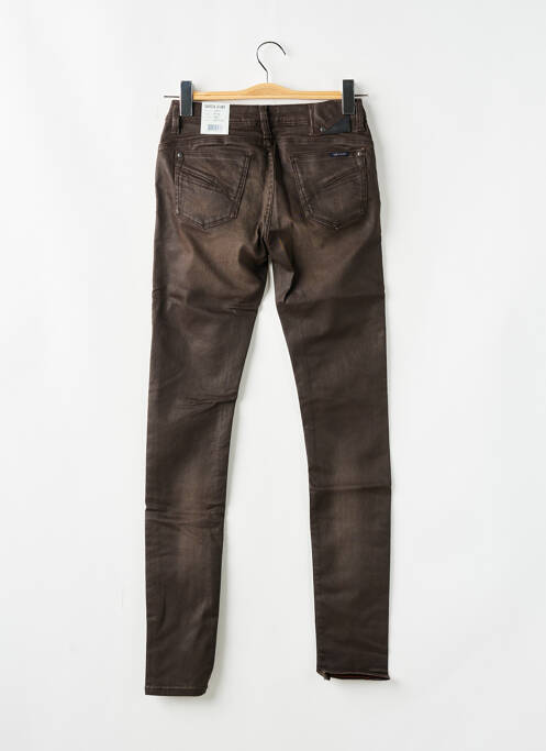 Blugi cu croială slim maro GARCIA femeie