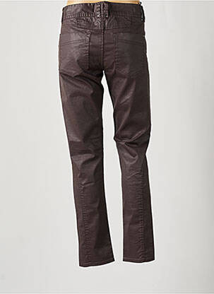 Pantalon slim buzunare maro DDP femeie