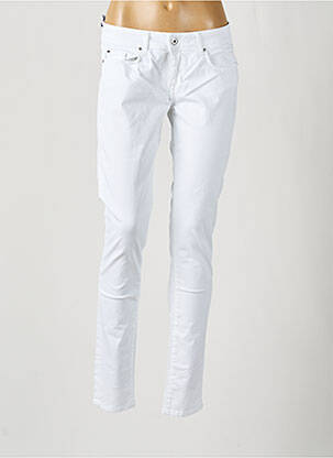 Pantalon slim buzunare alb SALSA femeie