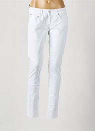 Pantalon slim buzunare alb SALSA femeie