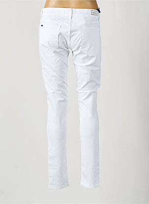 Pantalon slim buzunare alb SALSA femeie