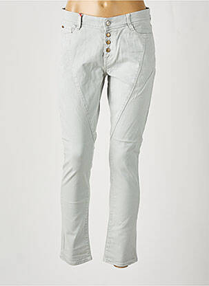 Pantalon 7/8 țesătură poplin gri LEE COOPER femeie
