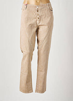 Pantalon 7/8 țesătură poplin bej LEE COOPER femeie