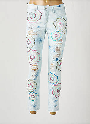 Blugi cu croială slim albastru SALSA femeie