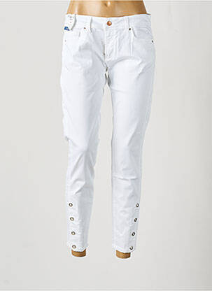 Pantalon 7/8 buzunare alb SALSA femeie