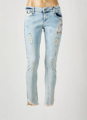 Blugi skinny albastru ZHRILL femeie