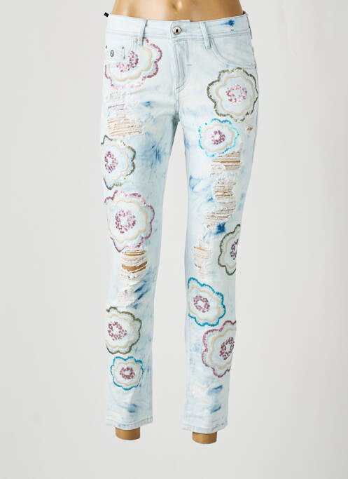 Blugi cu croială slim albastru SALSA femeie