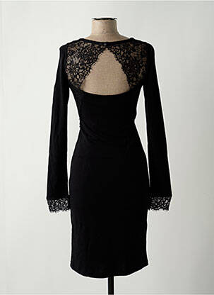 Rochie midi mâneci lungi mâneci lungi negru SUGGEST femeie