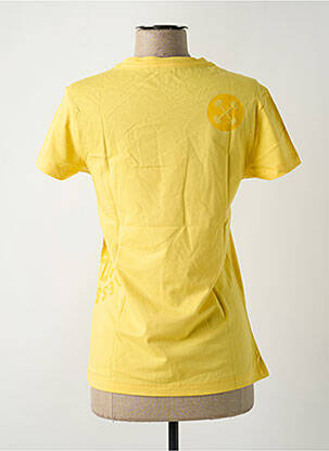 Tricou serigrafie mâneci scurte galben REEBOK femeie