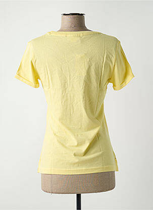 Tricou serigrafie mâneci scurte galben REEBOK femeie