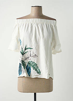 Top alb SALSA femeie