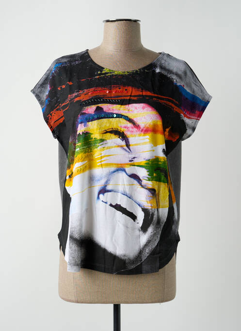 Top gri DESIGUAL femeie