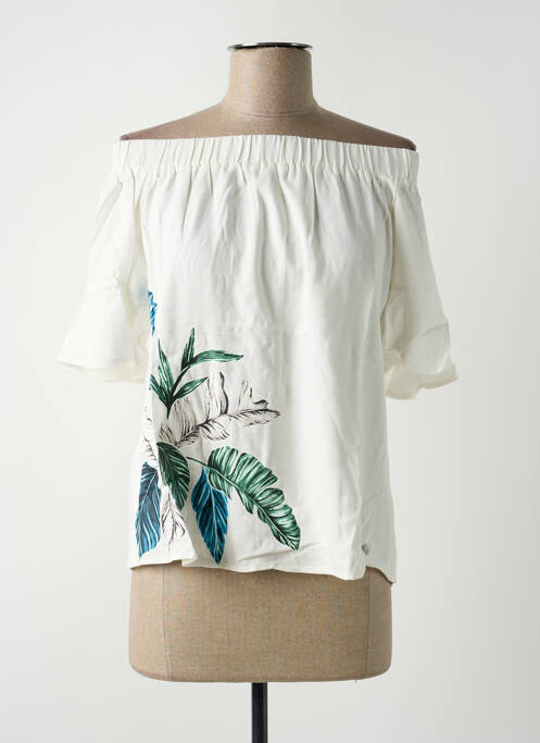 Top alb SALSA femeie