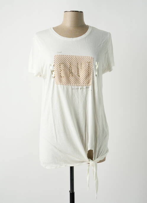 Top alb SALSA femeie