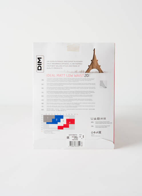 Colanți bej DIM femeie