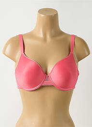 Sutien efect material satinat top sutien modelat roz CHANTELLE femme