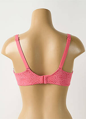 Sutien efect material satinat top sutien modelat roz CHANTELLE femeie