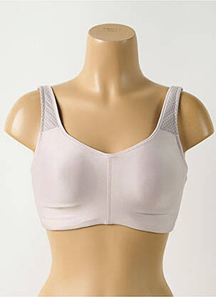 Sutien efect material satinat sutiene gri CHANTELLE femeie